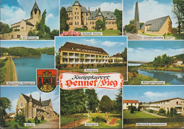 D-53773 Hennef - Ansichten - Talsperre - Kirche - Minigolf - 5x Nice Stamps - Hennef