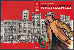 Hachette 3 En Un - Jean Marcillac - "Les Exploits De Nick Carter" - 1965 - #Ben&Gal - Hachette