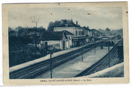 SAINT ANDRE LE GAZ (38) - La Gare - Ed. Grimel, Chambéry - Saint-André-le-Gaz