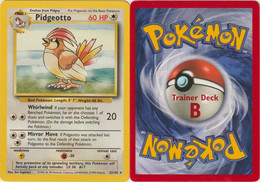 Pokemon (engl.): Trainer Deck B (Base Set) - 22 Pidgeotto, Rare; New, Extremely Rare Card - Wizards