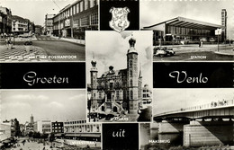 Nederland, VENLO, Meerbeeldkaart, Postkantoor (1967) Ansichtkaart - Venlo