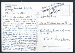 Overload Service Des Postes Posts Telecommunications Of Portugal. Franchise Free. Congress CEPT, Funchal.1982.Unusal. - Cartas & Documentos