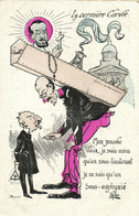 PC CPA FREEMASONRY, HUMOR, LA PERNIÉRE CORVÉE, Vintage Postcard (b14601) - Otros & Sin Clasificación