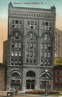 PC CPA FREEMASONRY, BUFFALO, N.Y. MASONIC TEMPLE, Vintage Postcard (b14644) - Otros & Sin Clasificación