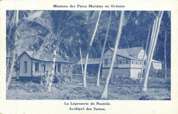 PC CPA SAMOA, PACIFIC, LA LÉPROSERIE DE NUUTELE, Vintage Postcard (b19473) - Samoa