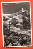 ZCC-03 Anniviers Grand Mountet Obergabelhorn Croix. Cachet Zinal 1957 - Anniviers