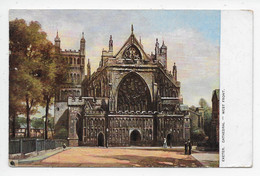 EXETER CATHEDRAL West Front - Tuck OIlette 787 - Exeter