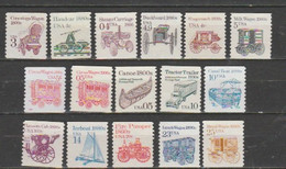 USA-  Lot Of 16 Unused Stamps--  Catalog Value $ 4.65- " TRANSPORTATION". - Nuovi