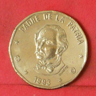 DOMINICANA 1 PESOS 1993 -    KM# 80,2 - (Nº38384) - Dominikanische Rep.