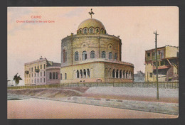 Egypt - Rare - Vintage Original Post Card - Church Cophte In The Old Cairo - Cartas & Documentos