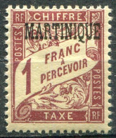 MARTINIQUE - Y&T Taxe N° 9 * - Strafport