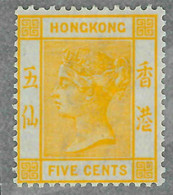 BK0999h - HONG KONG - STAMPS - SG #  58 --- MINT Very Lightly Hinged MLH - Ungebraucht