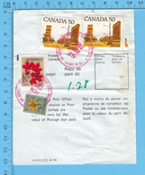 RARE - Canada - Poste Canada ( Reçu De Port Du ) Pour $1.28, Cover Ville De Laval P. Q. 1983, - Otros & Sin Clasificación