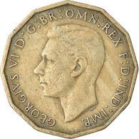 Monnaie, Grande-Bretagne, George VI, 3 Pence, 1937, TB+, Nickel-brass, KM:849 - F. 3 Pence
