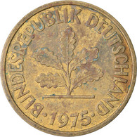 Monnaie, République Fédérale Allemande, 5 Pfennig, 1975, Stuttgart, TB+ - 5 Pfennig