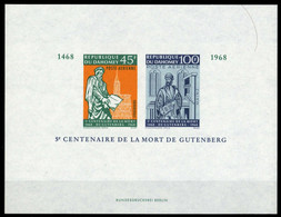 1968, Dahomey, Bl. 13 U, ** - Bénin – Dahomey (1960-...)