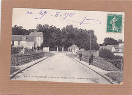 CPA 78 Louveciennes Pont Du Chemin De Fer Avenue Saint-martin - Louveciennes