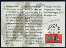 1998, Liechtenstein, 1177-78 MK U.a., Brief - Autres & Non Classés