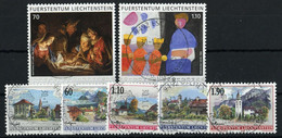 2000, Liechtenstein, 1224-25 U.a., Gest. - Autres & Non Classés