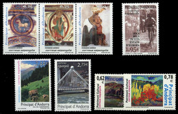 2001, Andorra Spanische Post, 296-98 U.a., ** - Autres & Non Classés