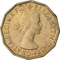 Monnaie, Grande-Bretagne, Elizabeth II, 3 Pence, 1967, TB+, Nickel-brass, KM:900 - F. 3 Pence