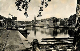 Redon * Le Bassin à Flot * Péniche L'ALCYON * Grue * Ligne Chemin De Fer - Redon