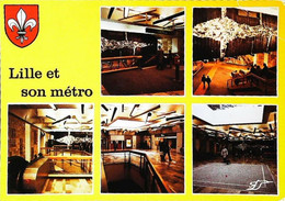 METRO - LILLE 1987 - INTERIEUR STATIONS - Métro