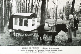 Ile De France  Attelage De Promenade Jardin De Ranelagh - Taxis & Huurvoertuigen