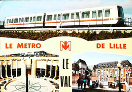 METRO - LILLE -  GARE LE VAL  1987 - Métro