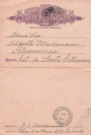 BRASILIEN - CARTA BILHETE 1921 SAO PAULO - BLUMENAU /ak688 - Entiers Postaux