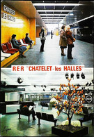 METRO - PARIS - RER CHÂTELET LES HALLES - - Métro