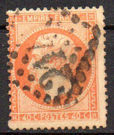 France 1862 Empire Franc N° 23 Oblitéré GC  Cote : 15,00€ - 1862 Napoleon III