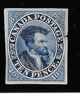 Canada N°8 - Neuf Sans Gomme - Fente - Défaut Mais Rare - Unused Stamps