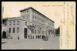 ITALY  - BERGAMO - Banca Popolare. ( Ed. P. Sibilia / Fotocromo /Nº 1542)carte Postale - Banques