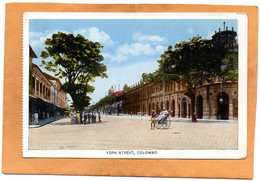 Colombo Ceylon Sri Lanka 1920 Postcard - Sri Lanka (Ceylon)