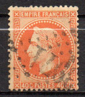 France 1868 Napoléon III N° 31 Oblitéré GC  Cote : 25,00€ - 1863-1870 Napoléon III Lauré