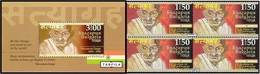 BULGARIA - 2020 - Mahatma Gandhi - 150 Ans De La Naissanse -  Bl De 4 + Bl ** MNH - Ungebraucht