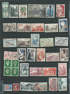 Lot 37 Timbres Oblitérés Années 50 , Dont Poste Aérienne N°29 ( Cote 30 )   , Ect -cw35404 - Other & Unclassified