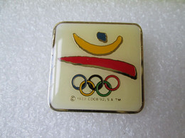 PIN'S    JEUX OLYMPIQUES  BARCELONA 92   32X33mm - Jeux Olympiques