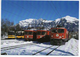 UNTERVAZ GR Rhätische Bahn RhB Postauto - Vaz/Obervaz