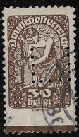 PERFIN AUSTRIA - 1919-20 - Valore Usato Da 30 H. SOGGETTI DIVERSI Con Perforazione - In Buone Condizioni. - Perforés