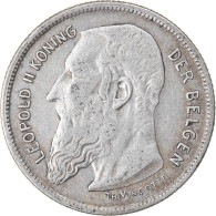 Monnaie, Belgique, Leopold II, 2 Francs, 2 Frank, 1909, TTB, Argent, KM:59 - 2 Frank
