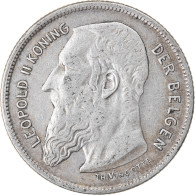 Monnaie, Belgique, Leopold II, 2 Francs, 2 Frank, 1909, TTB, Argent, KM:59 - 2 Francs