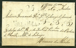 Portugal Prephilatelic Letter From Vila Real To Viana Do Castelo - P1534 - ...-1853 Prephilately