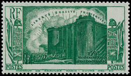 ** COLONIES SERIES - Poste - (1939), 150ème An. Révolution, Type Non émis Gravé En Vert (1 Feuille De 25 Connue), Gommé  - Unclassified