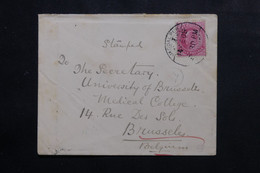 INDE - Enveloppe De Jagdalpur En 1905 Pour Bruxelles - L 73776 - 1902-11 Koning Edward VII