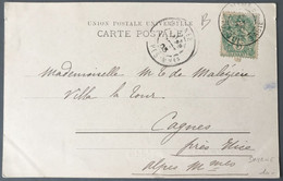 Levant N°13 Sur CPA - TAD SMYRNE TURQUIE D'ASIE 15.9.1903 - (C1588) - Brieven En Documenten