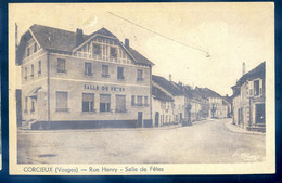 Cpa Du 88  Corcieux -- Rue Henry - Salle Des Fêtes   SE20-31 - Corcieux