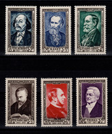 YV 930 à 935 N** Celebrites 1952 Cote 60 Euros - Unused Stamps