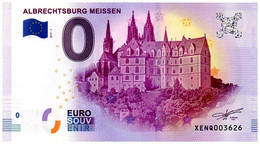 Billet Touristique - 0 Euro - Allemagne - Albrechtsburg Meissen (2017-1) - Private Proofs / Unofficial